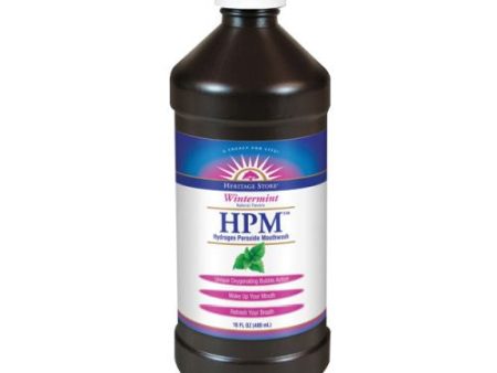 Hydrogen Peroxide Mouthwash Mint 16 OZ By Heritage Store Sale