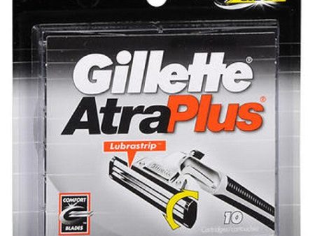 Gillette Atraplus Cartridges 10 each By Gillette Online Hot Sale