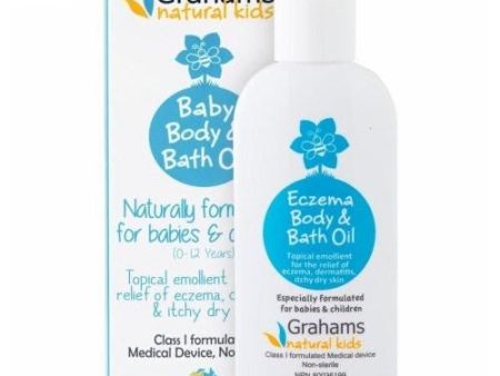 Kids Body & Bath Oil 3.4 oz By Grahams Natural Alternatives Sale