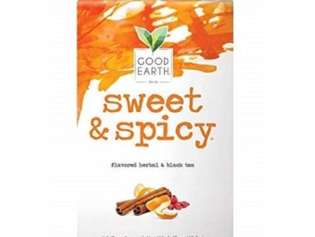 Sweet and Spicy Herbal and Black Tea 18 Bags By Good Earth Teas Online Hot Sale