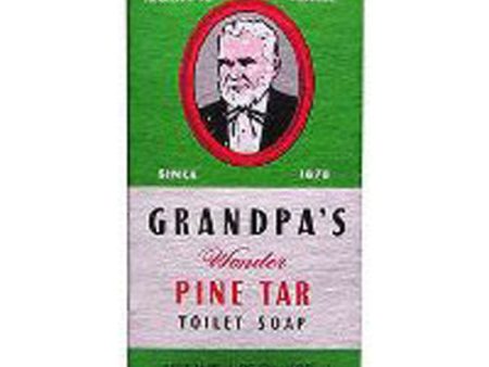 Pine Tar Soap Bath Size 4.25 Oz By Grandpa s Brands Company Sale