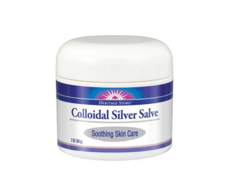 Colloidal Silver Salve 2 oz By Heritage Store For Sale