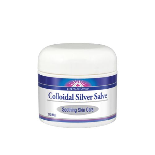 Colloidal Silver Salve 2 oz By Heritage Store For Sale