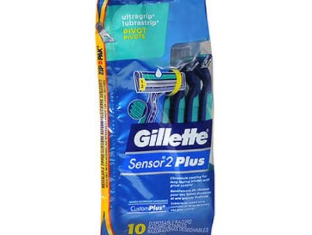 Gillette Customplus Pivot Disposable Razors 10 each By Gillette Online now