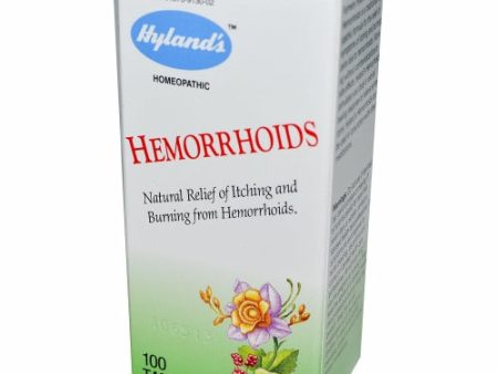 Hemorrhoids 100 Tabs By Hylands Online