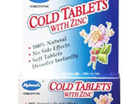 Cold Tablets with Zinc 50 Tabs By Hylands Sale