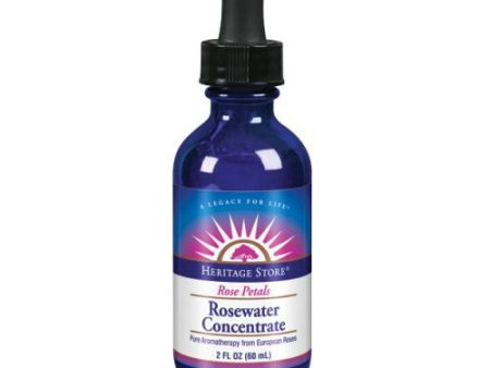 Rosewater Concentrate 2 oz By Heritage Store For Cheap