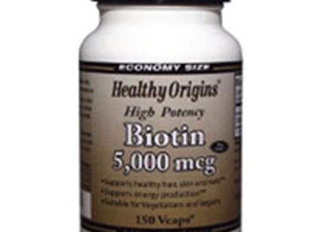 Biotin 150 Veg Caps By Healthy Origins Discount