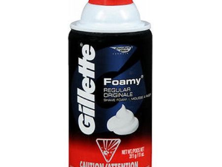 Gillette Foamy Shave Foam Regular 11 oz By Gillette For Discount