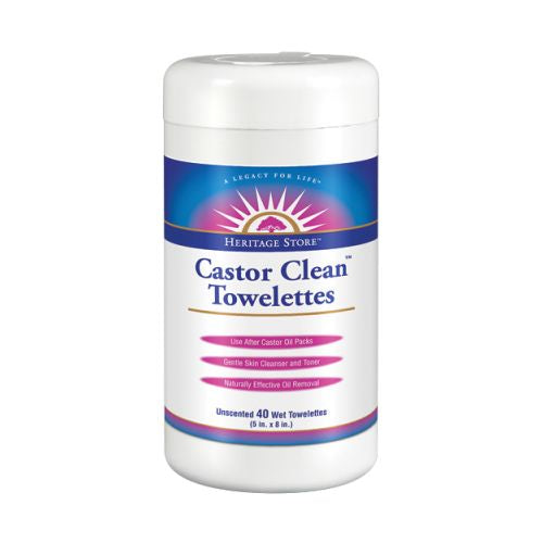 Castor Clean Towelettes 40 ct By Heritage Store Online