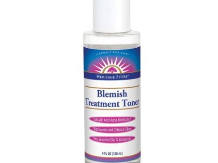 Blemish Treatment Toner: Salicylic Acid Acne Medication 4 oz By Heritage Store For Cheap