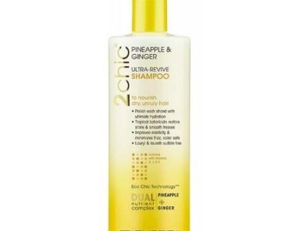 2 Chic Ultra-Revive Shampoo Pineapple & Ginger Shampoo 24 Oz By Giovanni Cosmetics For Cheap