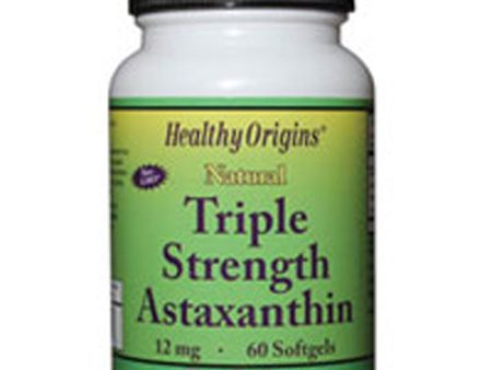 Astaxanthin Triple Strength 60 Soft Gels By Healthy Origins Cheap