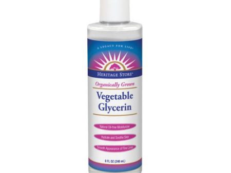 Organic Vegetable Glycerin 8 OZ By Heritage Store Discount