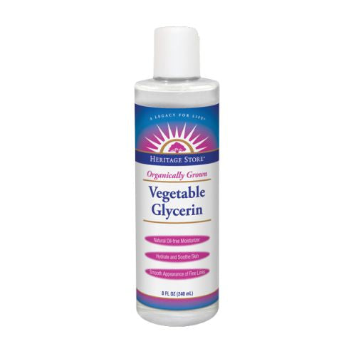 Organic Vegetable Glycerin 8 OZ By Heritage Store Discount