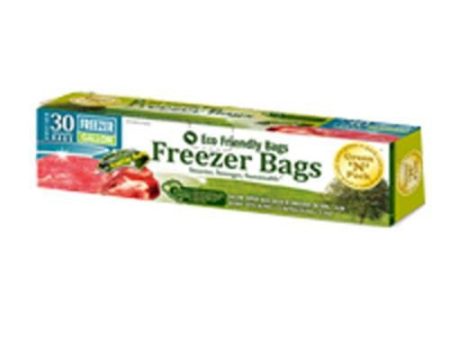 Freezer Bags with Zipper Gallon Size 30 ct By Green N Pack Supply