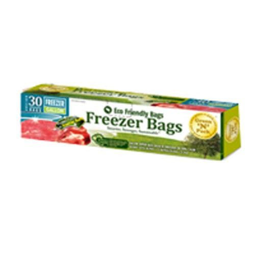 Freezer Bags with Zipper Gallon Size 30 ct By Green N Pack Supply