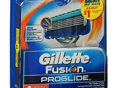 Gillette Fusion Proglide Manual Cartridge 4 each By Gillette Online Hot Sale