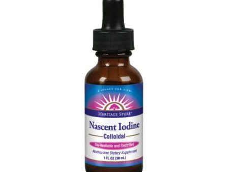 Nascent Colloidal Iodine 1 fl oz By Heritage Store Discount