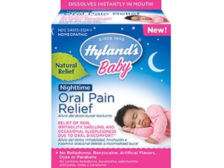 Baby Oral Pain Relief Nighttime 125 Tabs By Hylands Cheap