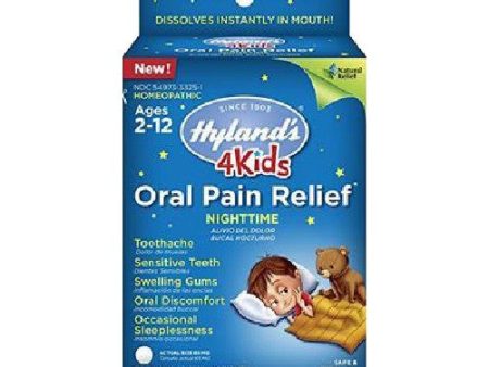 4 Kids Oral Pain Relief Nighttime 125 Tabs By Hylands Discount