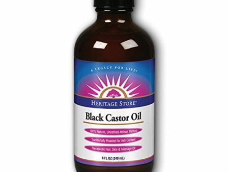 Black Castor Oil 8 fl oz By Heritage Products Fashion