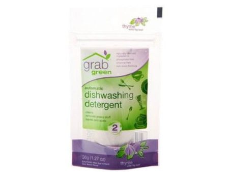 Automatic Dishwashing Detergent Thyme with Fig Leaf 2 loads(case of 24) By Grab Green For Discount