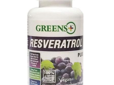 Resveratrol Plus 120 Vcaps By Greens Plus For Cheap