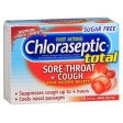 Chloraseptic Total Sore Throat Plus Cough Lozenges Sugar Free Wild Cherry 15 Each By Chloraseptic Hot on Sale