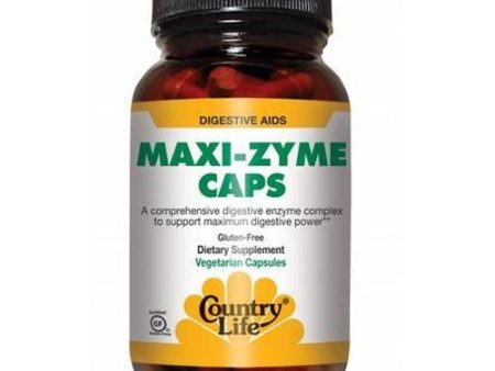 Maxi-Zyme 60 Caps By Country Life For Discount