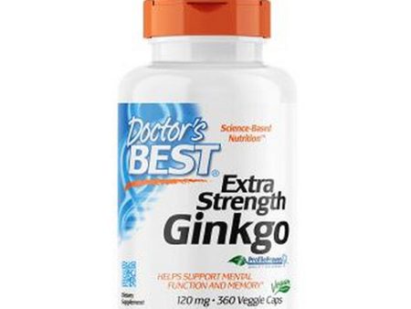 Extra Strength Ginkgo 360 Veggi Caps By Doctors Best For Sale