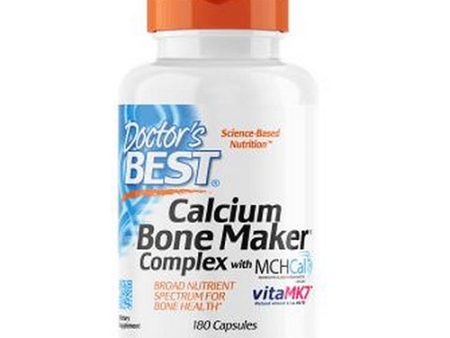 Calcium Bone Maker Complex 180 Caps By Doctors Best For Sale