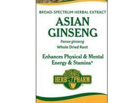 Asian Ginseng 60 caps By Herb Pharm Fashion