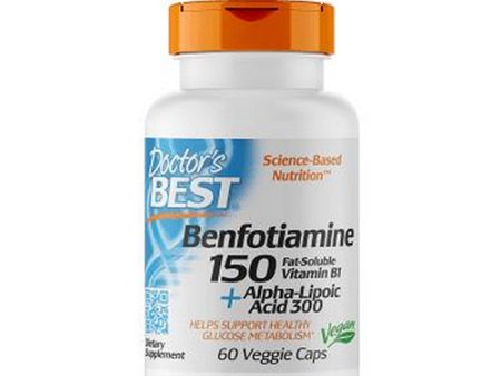 Benfotiamine 150 + Alpha-Lipoic Acid 300 60 Vcaps By Doctors Best Online Sale