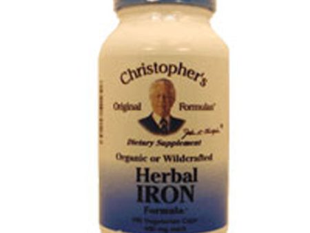 Herbal Iron 100 Vegicaps By Dr. Christophers Formulas Sale