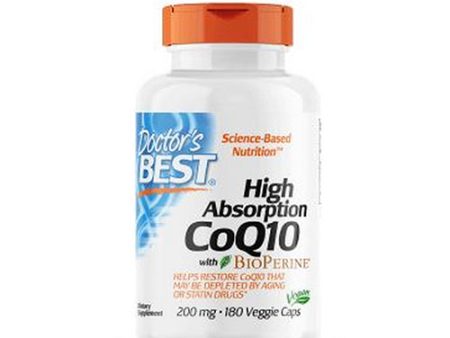 High Absorption CoQ10 180 Veggie Caps By Doctors Best Cheap