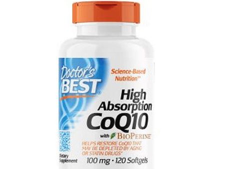 High Absorption CoQ10 with Bioperine 120 Softgels By Doctors Best Cheap