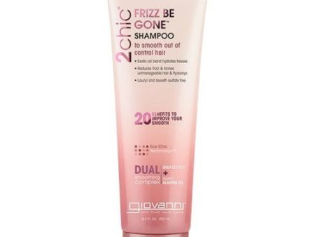 2chic Frizz Be Gone Shampoo Shea Butter & Sweet Almond Oil, 8.5 Oz By Giovanni Cosmetics Fashion