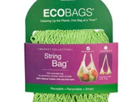 Organic String Bag Long Handle Carbon  By Eco Bags Sale