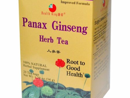 Panax Ginseng Tea 20bg By Health King Online