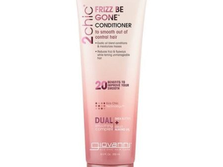 2chic Frizz Be Gone Conditioner Shea Butter Almond 8.5 Oz By Giovanni Cosmetics Sale