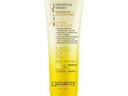 2 Chic Ultra-Revive Conditioner Pineapple 8.5 Oz By Giovanni Cosmetics Cheap