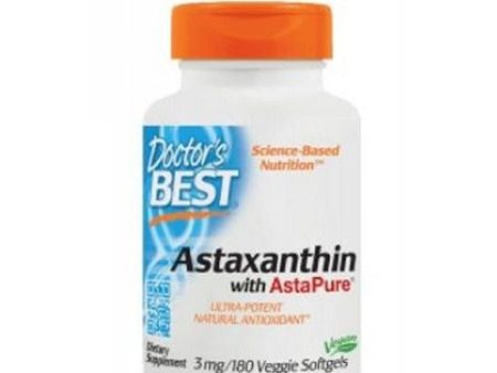 Astaxanthin 180 Veg Softgels By Doctors Best For Sale