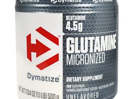 Glutamine Micronized 1.1 lbs By Dymatize For Discount