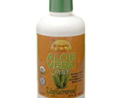 Organic Aloe Vera Juice Micro Pulp Unflavored 32 oz By Dynamic Health Laboratories Discount