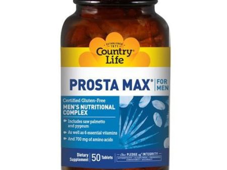 Prosta-Max For Men NF 50 Tabs By Country Life Sale