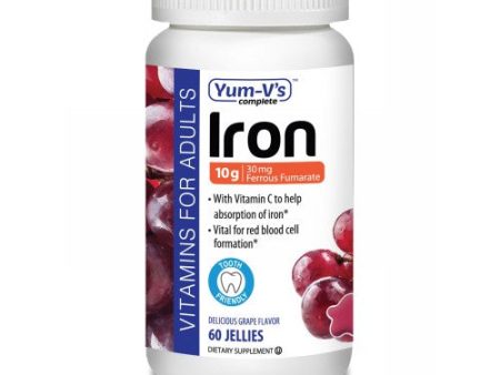 Iron with Vitamin C Grape 60 Count By Dulce Probiotics For Sale