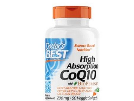 High Absorption COQ10 with Bioperine 60 Softgels By Doctors Best Online