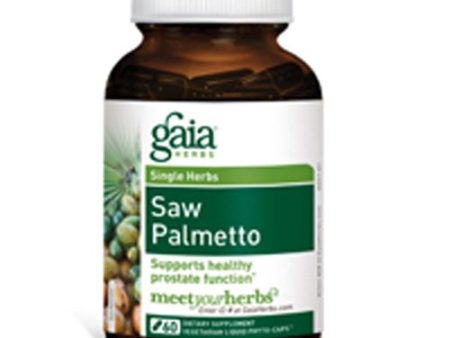 Saw Palmetto 60 caps By Gaia Herbs Discount