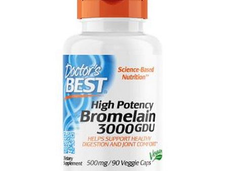 Bromelain 3000 GDU 90 Veggie Caps By Doctors Best Cheap